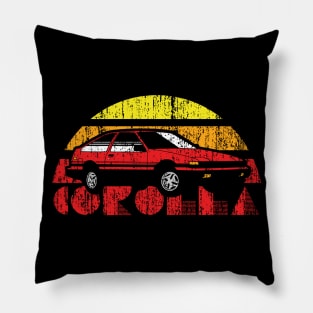 Retro AE86 Toyota Corolla Pillow