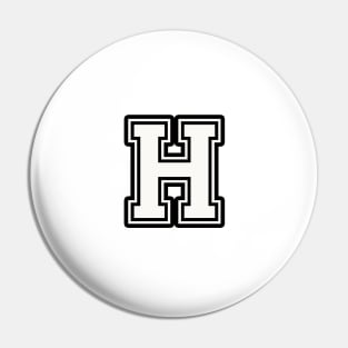 Varsity Liter H Pin