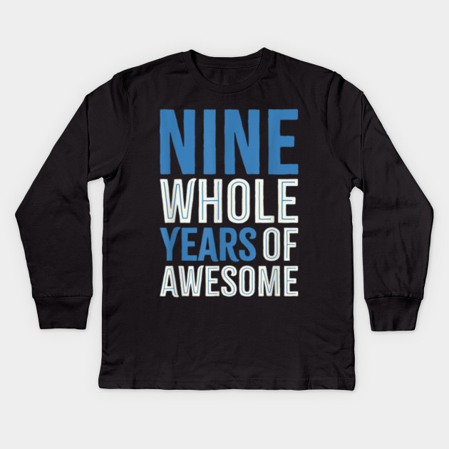 9th Birthday Shirt Gift Boy Age 9 Nine Year Old Boys Son T Shirt