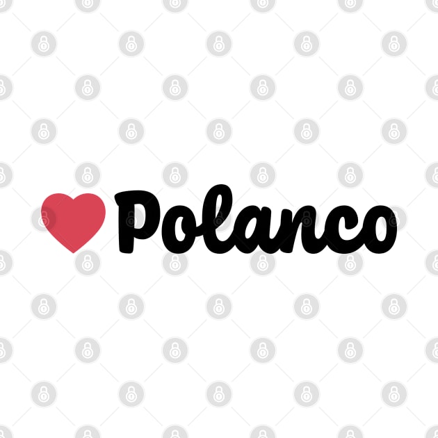 Polanco Mexico City Heart Script by modeoftravel