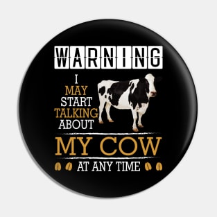 Crazy Cow lovers cow lover farmer funny Pin