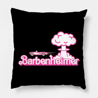 Barbenheimer Barbie Oppenheimer fanmade funny Pillow