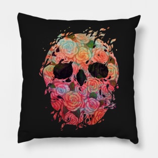 Skull Roses Pillow