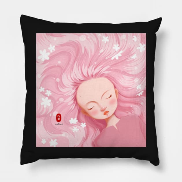 PINK Pillow by yphien