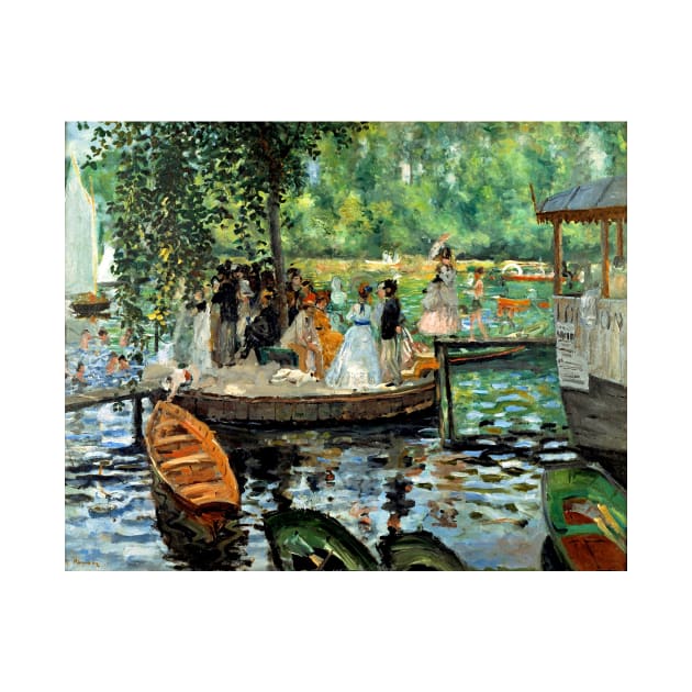 Pierre-Auguste Renoir La Grenouillère Art Print 1869 Impressionism by ZiggyPrint