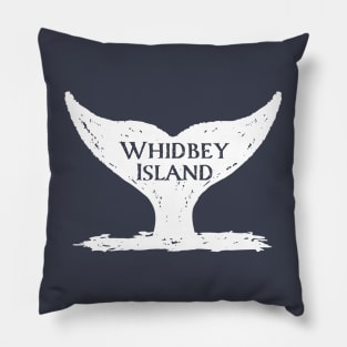 Whidbey Island WA Orca Whale Tail Island Living Pacific Northwest Pillow