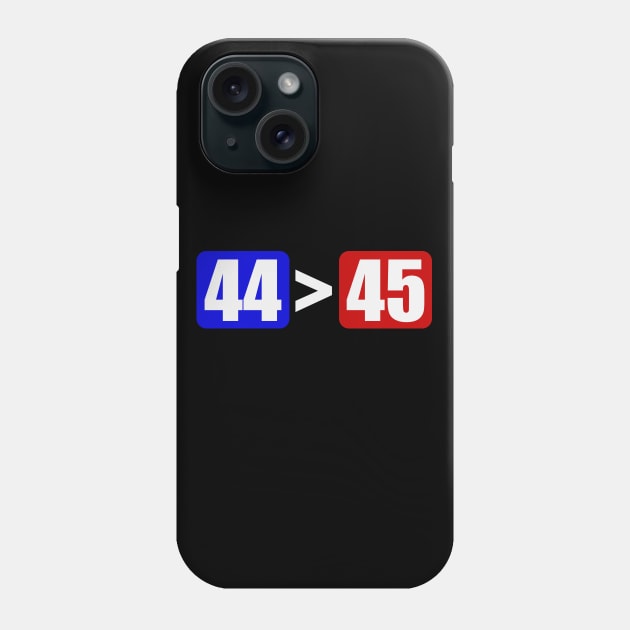 44 is greater than 45 Phone Case by G! Zone