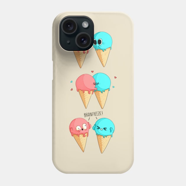 Brainfreeze! Phone Case by BrechtVdS