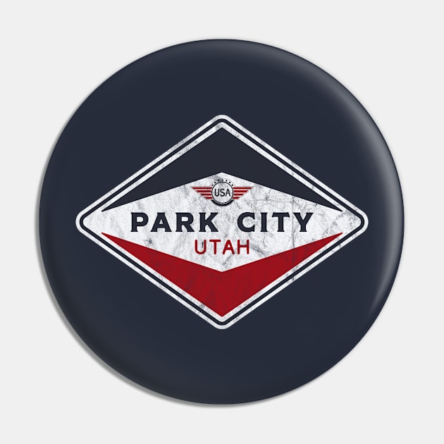 Park City Utah Badge Pin by dk08