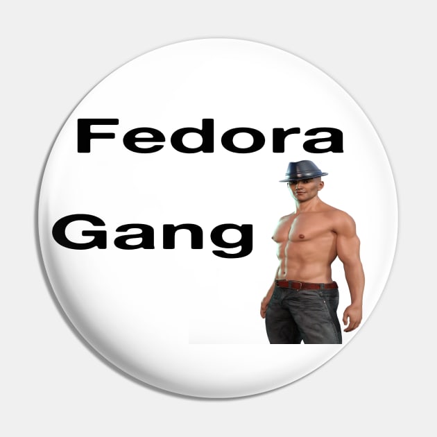 Fedora Gang Pin by blueversion