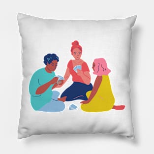 cards gang Pillow