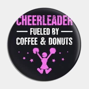 Coffee And Donuts | Cute Cheerleading Cheerleader Pin