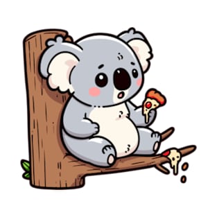 Koala bear eats Pizza T-Shirt