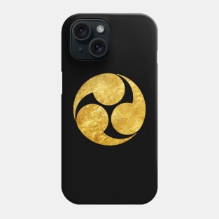 Kobayakawa Mon Japanese clan faux gold Phone Case