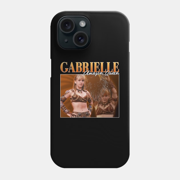 Gabrielle Amazon Queen Retro Phone Case by CharXena