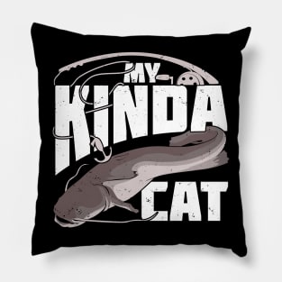 Catfish Fishing Fisherman Gift Pillow