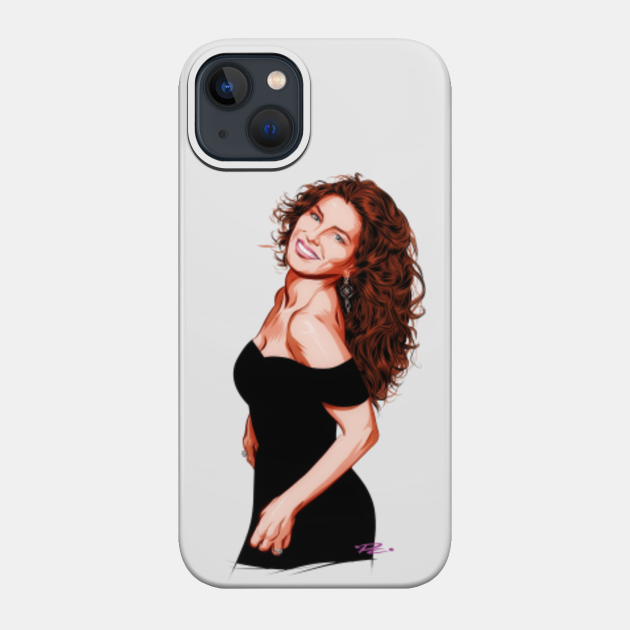 Shania Twain - An illustration by Paul Cemmick - Shania Twain - Phone Case