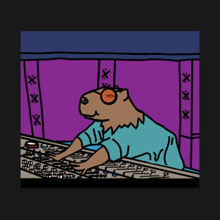 Music Producer Capybara T-Shirt