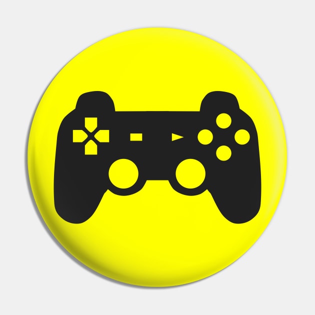 Video Game Inspired Console Playstation Dualshock Gamepad Pin by rayrayray90