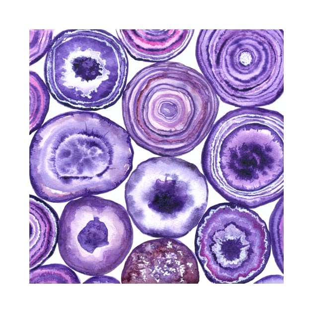 Purple agate pattern by katerinamk