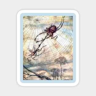 The Spider and the Fly - Arthur Rackham Magnet