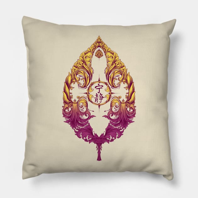 Serenity Victoriana Pillow by vincentcarrozza