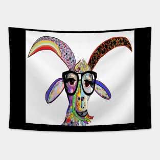 HIpster Goat Tapestry