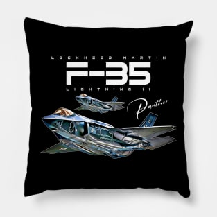 Lockheed Martin F-35 Lightning II Fighterjet Pillow