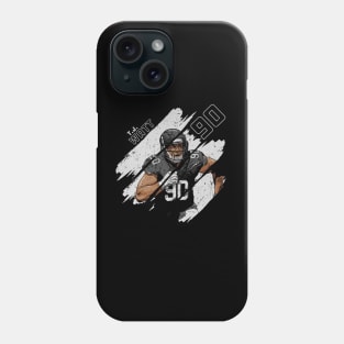 T.J. Watt Pittsburgh Stripes Phone Case