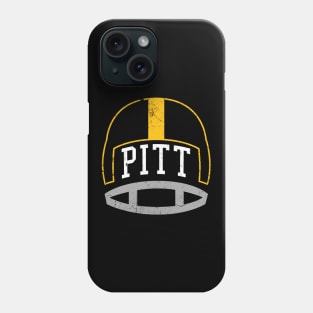 Pitt Retro Helmet - Black Phone Case