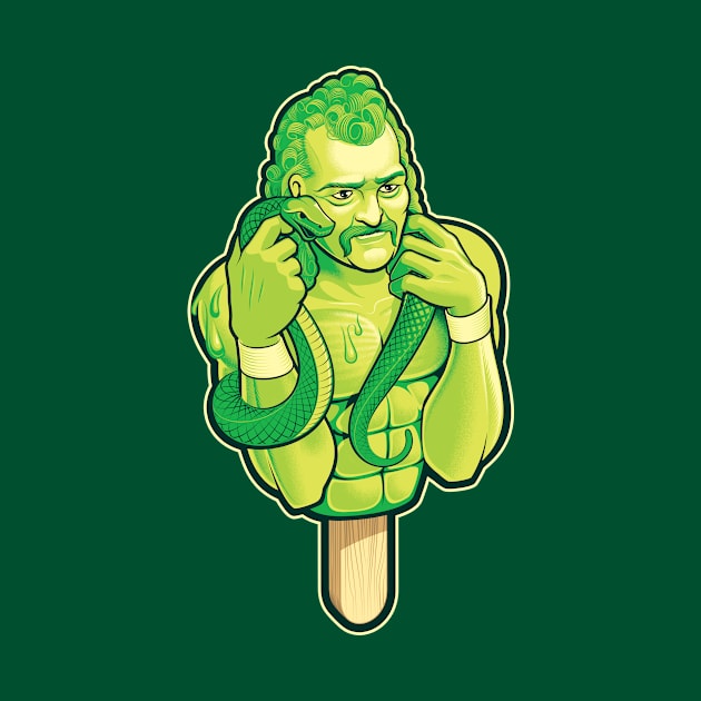 Wrestlepops: Snake Lime by Leon