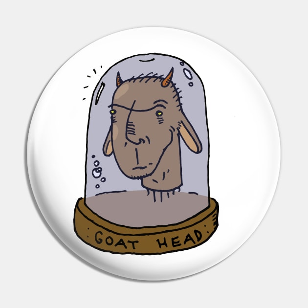 GOAT HEAD Pin by GOATSgear