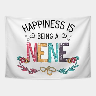 Happiness Is Being A Nene Wildflowers Valentines Mothers Day Tapestry