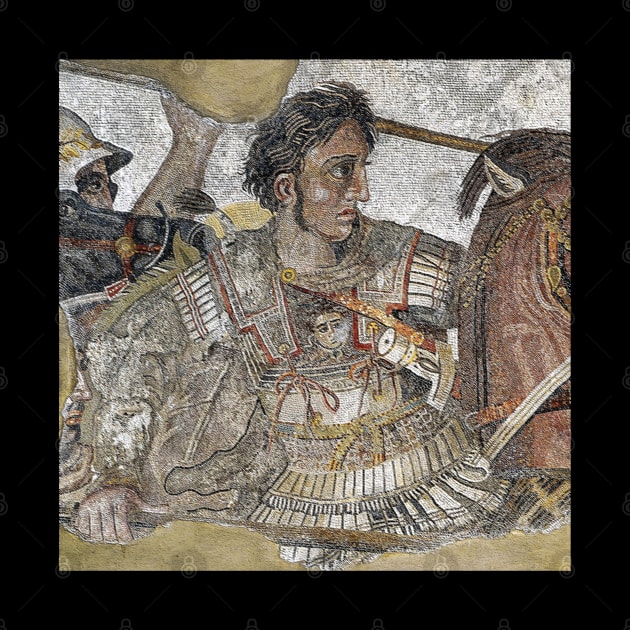 Alexander The Great Mozaic by Embrace Masculinity