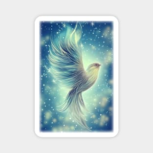 Magical winter bird Magnet