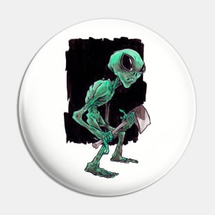 unfriendly visitor Pin