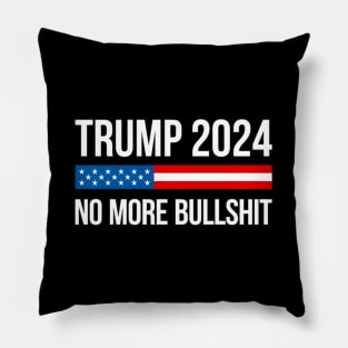 Trump 2024 - No More Bull - Pillow