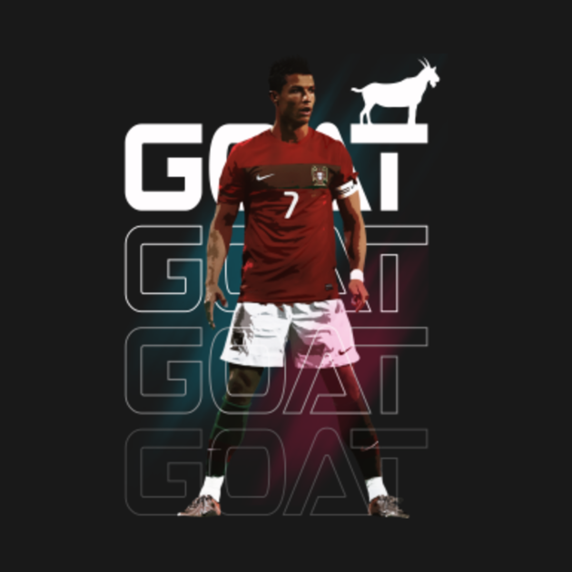 THE GOAT CR7 RONALDO - Christiano Ronaldo - Hoodie | TeePublic