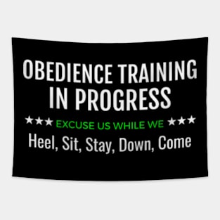 Obedience Training In Progress Dog Training Tapestry