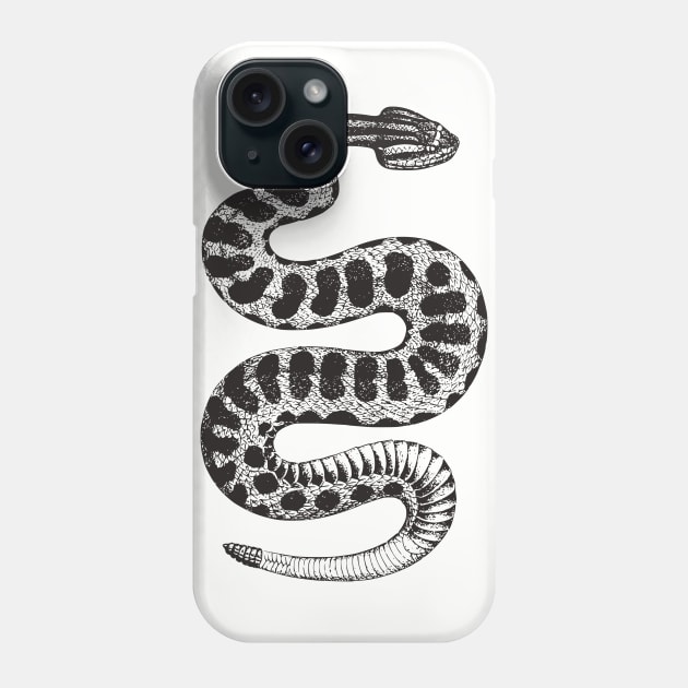 Vintage Rattlesnake Phone Case by Beltschazar