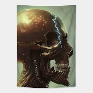 Skull in profile view Tapestry