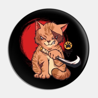 Yakuza Cat Pin