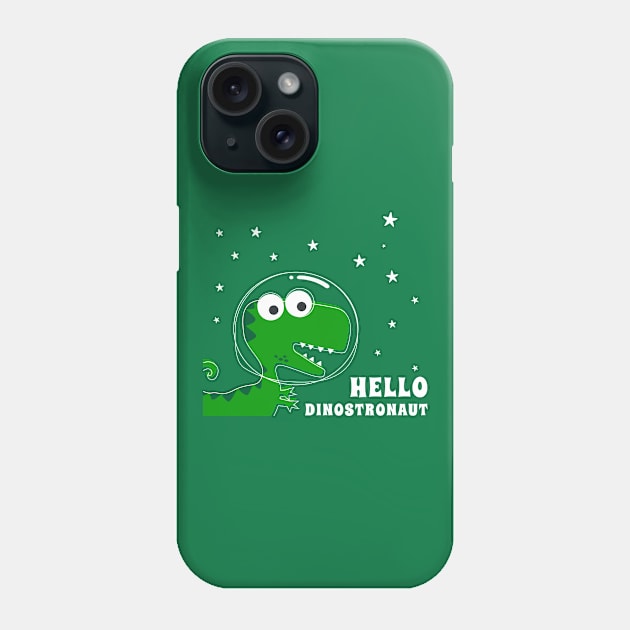 Cute Astronaut dinosaur. Phone Case by KIDS APPAREL