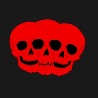 Red skulls T-Shirt