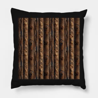 Natural Wood pattern, model 2 Pillow