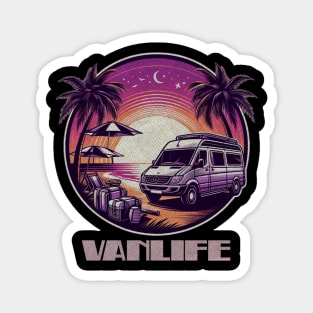 Vanlife campground Magnet