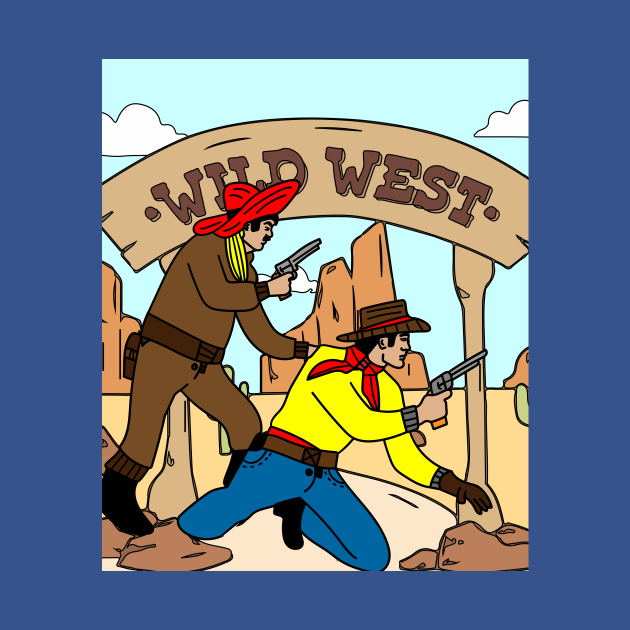 Disover Retro Wild West Cowboys Rodeo - Western Rider - T-Shirt