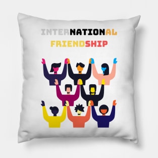 International of Friendship Pillow