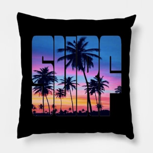 SURF Sunset Pillow