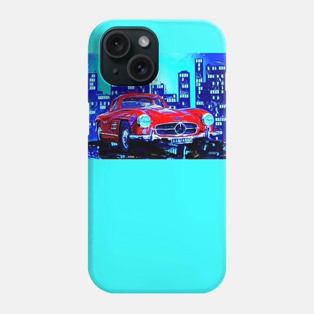 Mercedes 300SL Gullwing Phone Case by DeVerviers